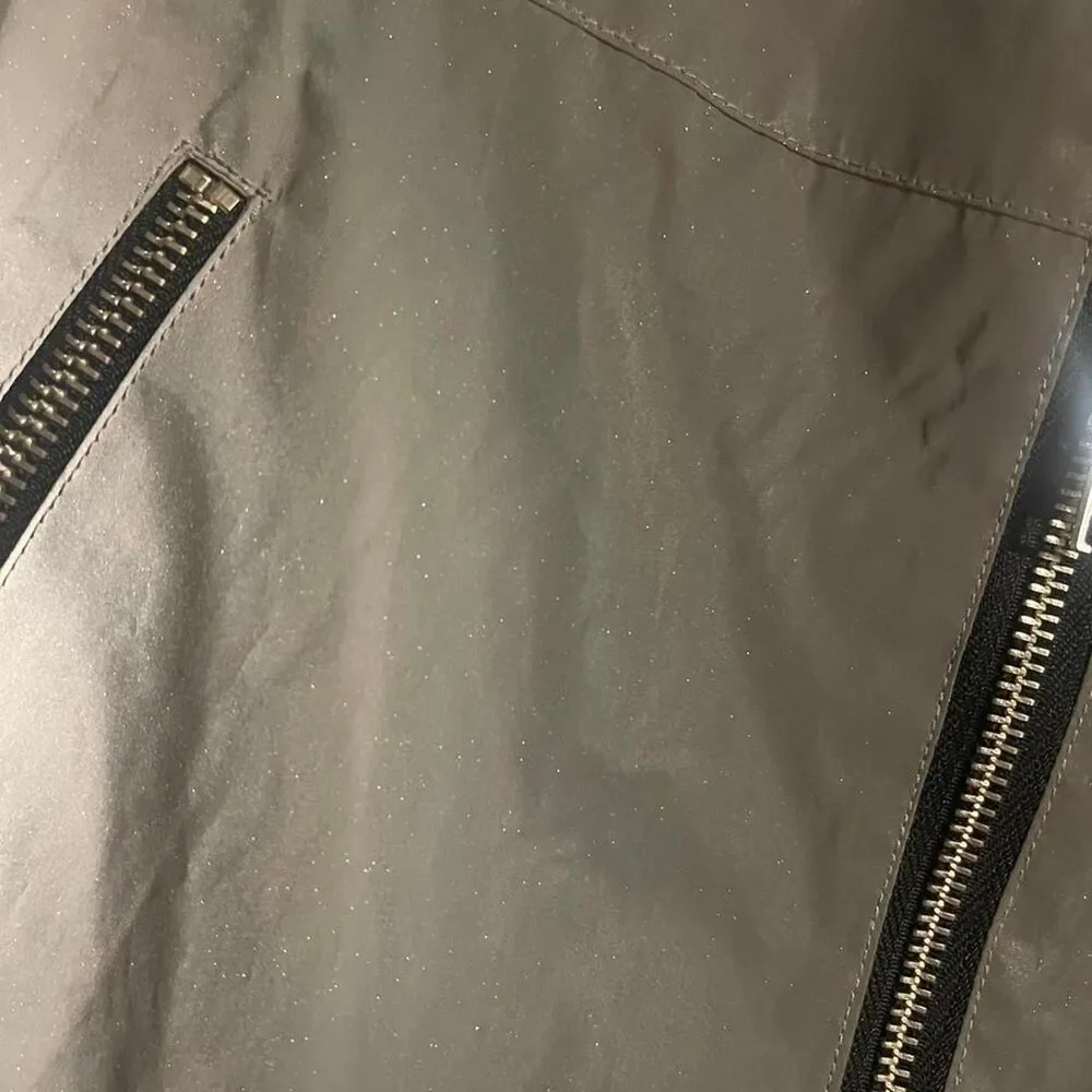 Forever-21 Women's Reflective Skirt Size Small Grey